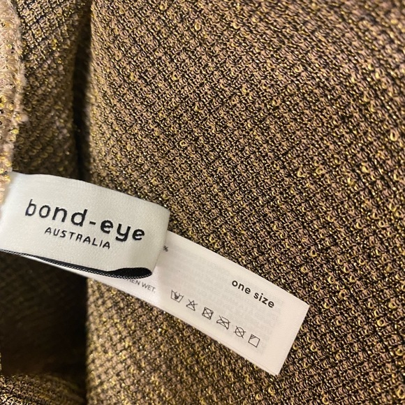 BOUND BY BOND-EYE The Mara One-Piece Swimsuit Bronze Lurex Waffle - Picture 6 of 6